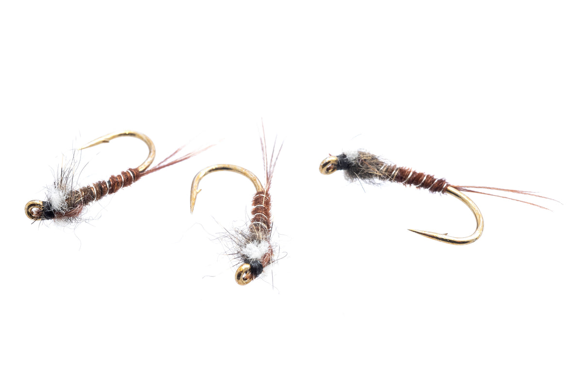 Fario 301 Bronze Wet Fly Barbless Hooks