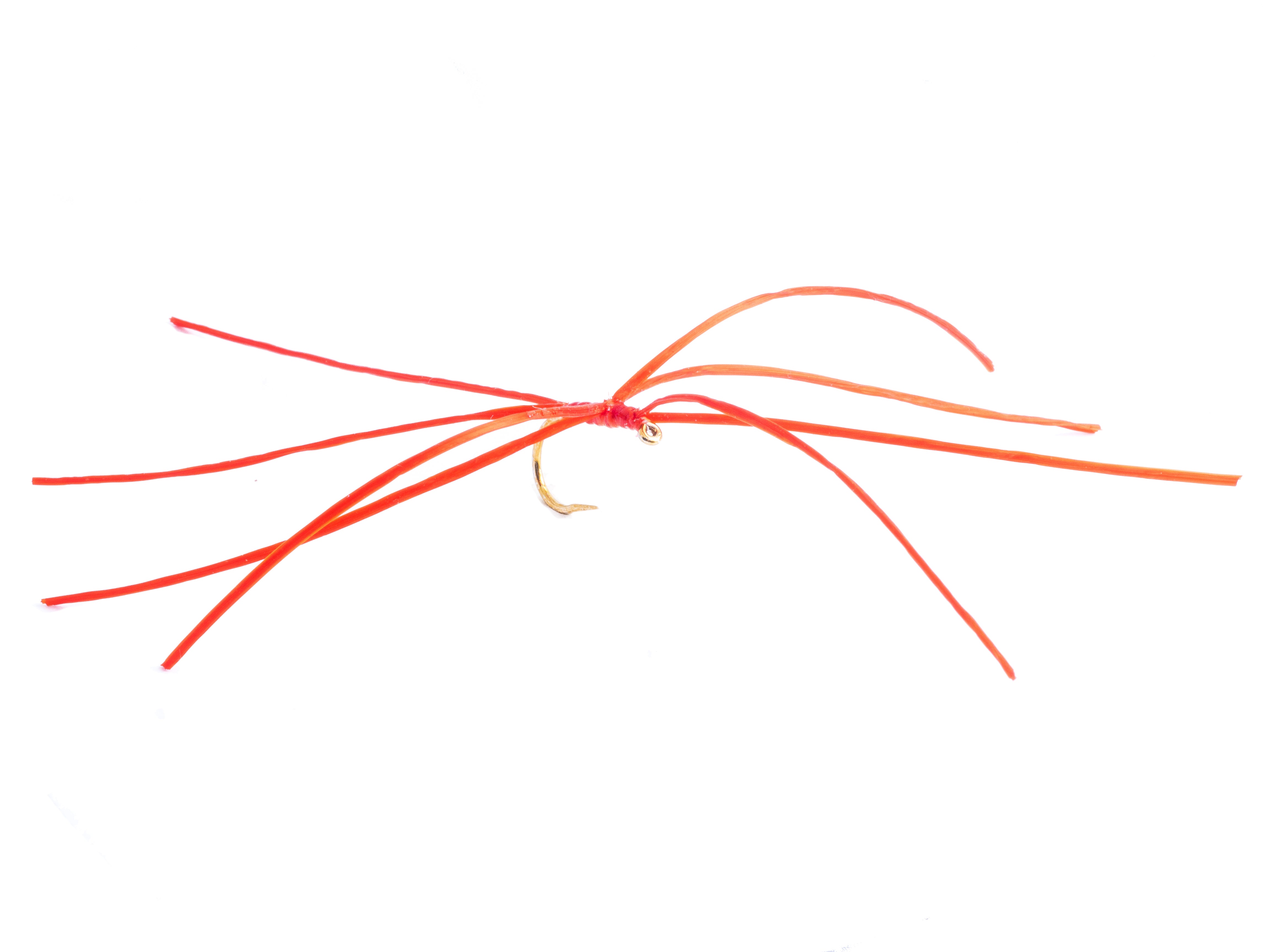 Red Holo leg Apps worm (Barbless) Fario Fly - Main Image