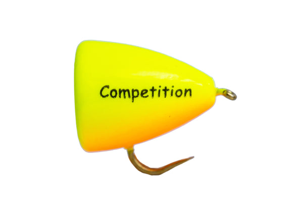Competition Barbless Fario Bung Two tone Orange/Yellow