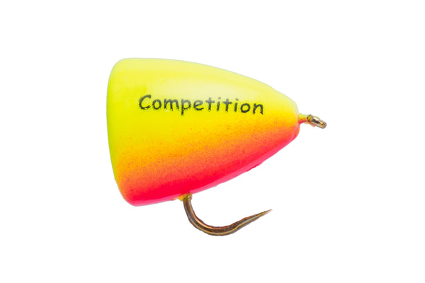 Competition Barbless Fario Bung Two tone Pink/Yellow